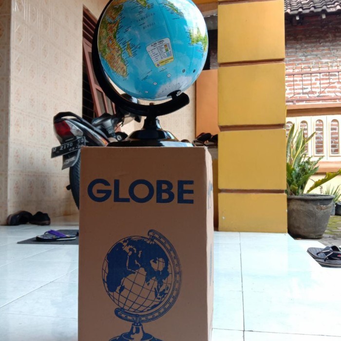 

globe bola dunia 20cm alat peraga pendidikan