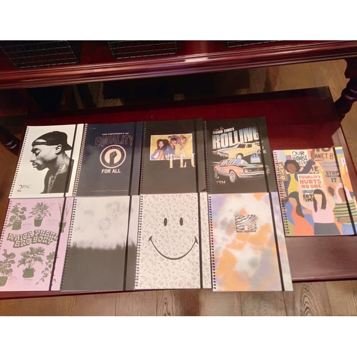 

Promo Typo Notebook A4 Line Journal Bergaris