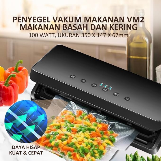 bonkyo Portable Food Vacuum Sealer - VM2 Vakum Makanan Portable Untuk