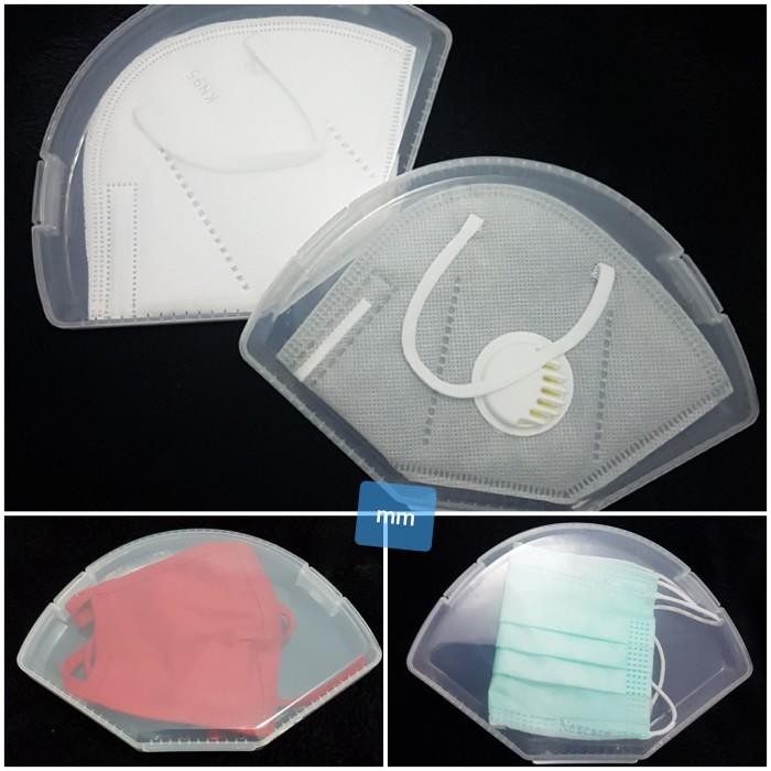 Mask Storage Box/Tempat Masker/Mask Case Untuk N95/Kn95/Kain/Medis