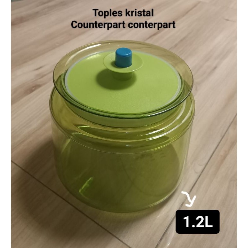 KULITAS TERBAIK- ORIGINAL TUPPERWARE TOPLES LEBARAN KRISTAL WINDOW / COUNTERPART