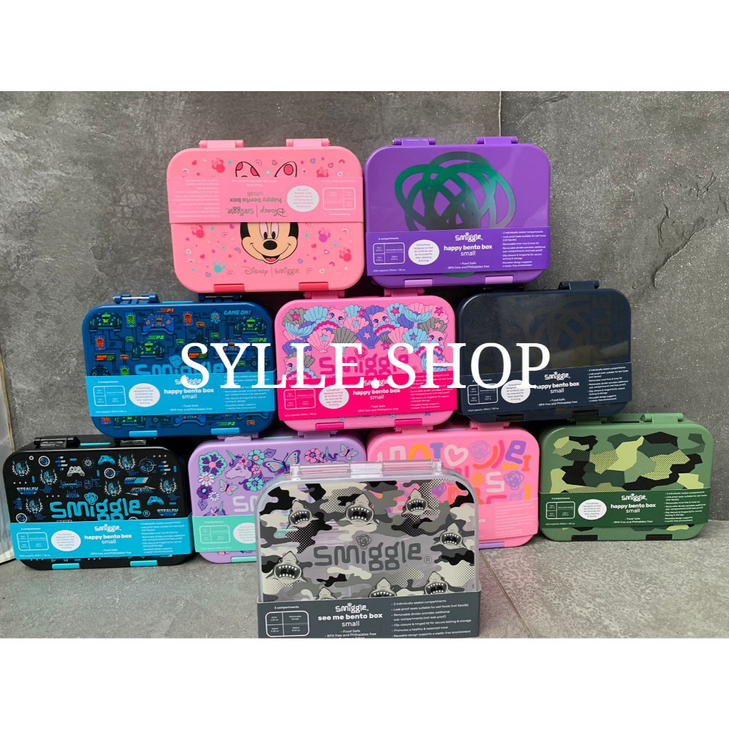 KULITAS TERBAIK- SMIGGLE BENTO SMALL SALE READY STOCK - KOTAK BEKAL SMIGGLE
