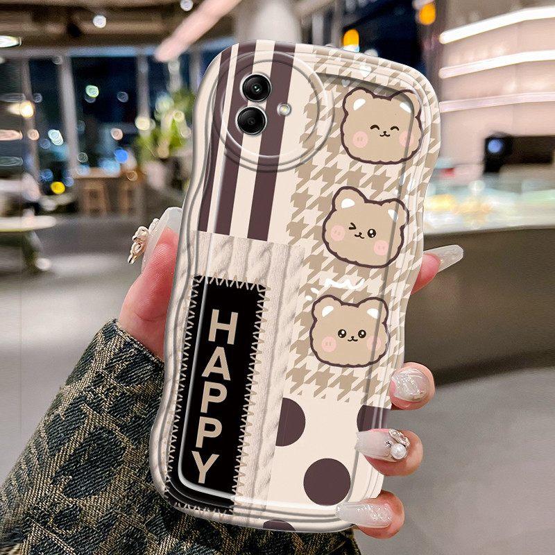 Casing Hp Untuk Samsung Galaxy A04 A04E A04s F04 M04 Case Casing Softcase beruang HP Kesing gelomban