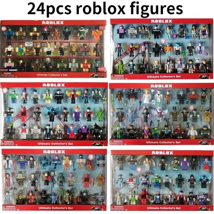 FIGUR SET ROBLOX SET 24 PCS MAINAN ANAK MINECRAFT ROBLOX NEW