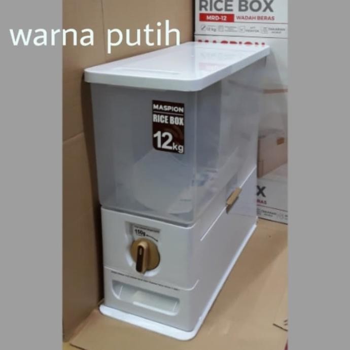 Rice box maspion 12kg wadah beras tempat beras