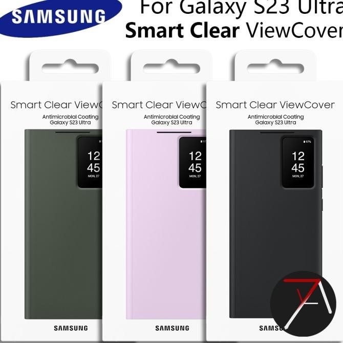 Samsung S23 Ultra S23Ultra Flip Smart View Cover Wallet Case ORI 100%