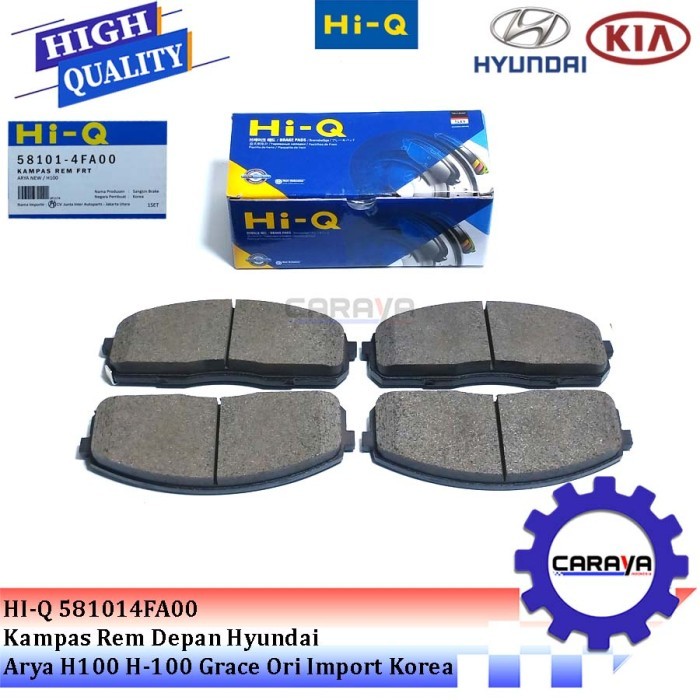 Kampas Rem Depan Hyundai New Arya H100 H-100 Grace Ori Import Korea