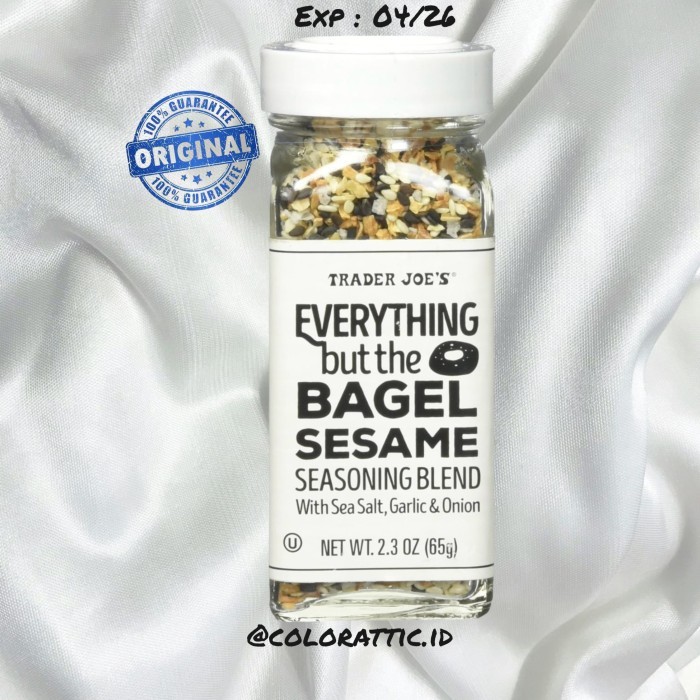 

Trader Joe'S Everything But The Bagel Seasoning From Usa Barangbaru