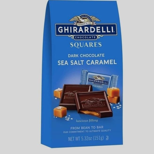 ] ghirardelli dark chocolate sea salt caramel 151gr