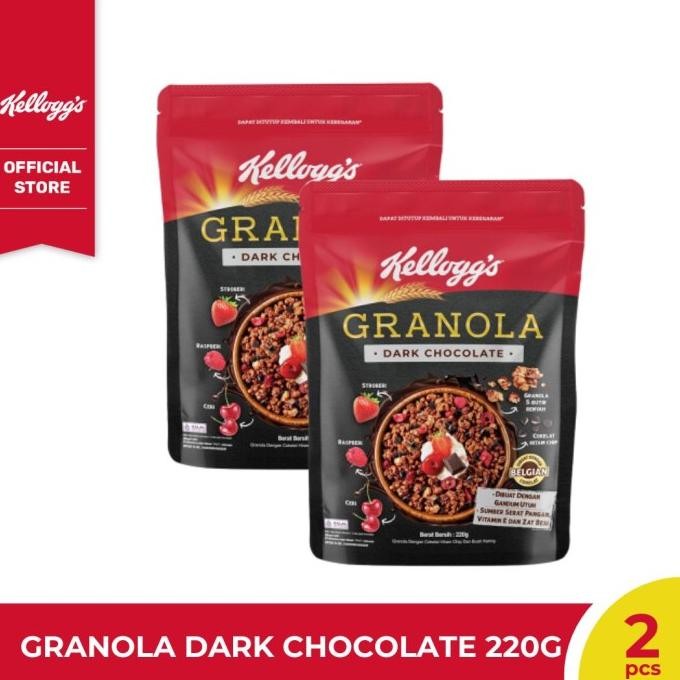 [BUNDLE 2] Granola Dark Chocolate Pouch 220g