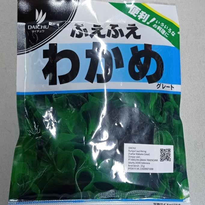 

=====] daichi rumput laut kering 15gr
