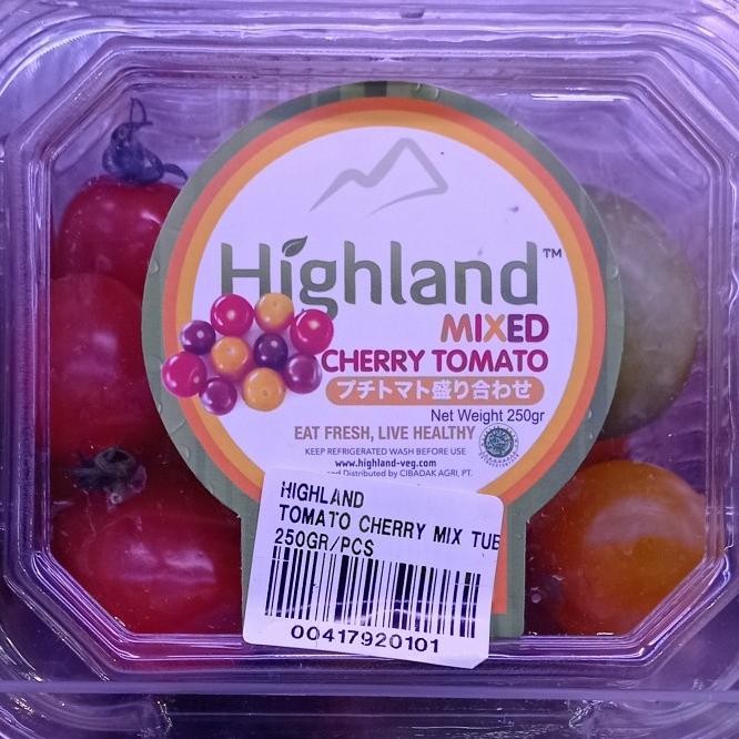 

Ready oke] highland mixed cherry tomato 250gr