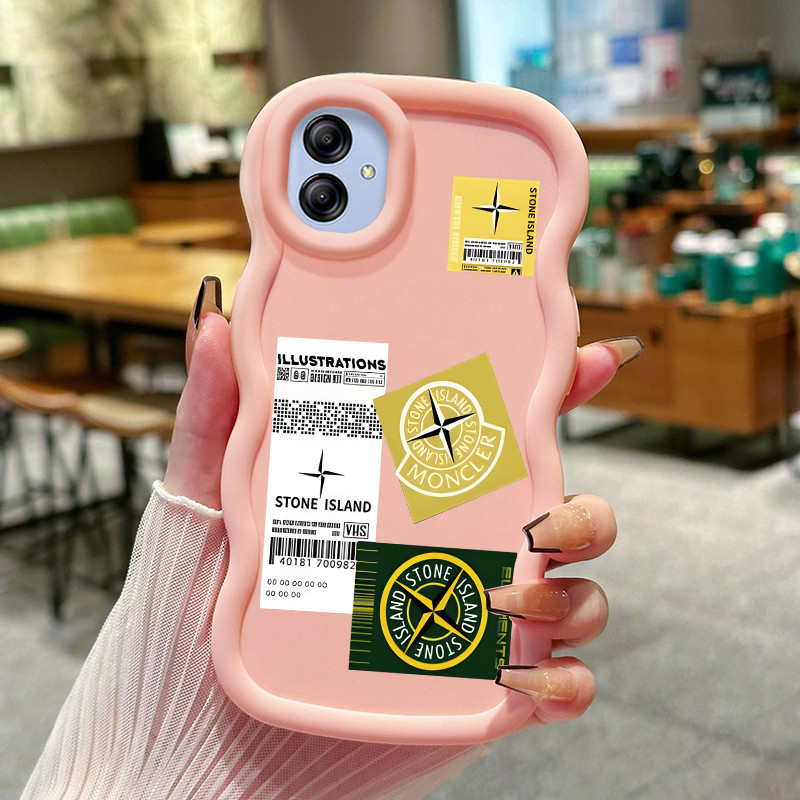 Casing Hp Untuk Samsung A04E Case Casing stempel pisau HP Kesing ponsel Premium Macaron Softcase pel