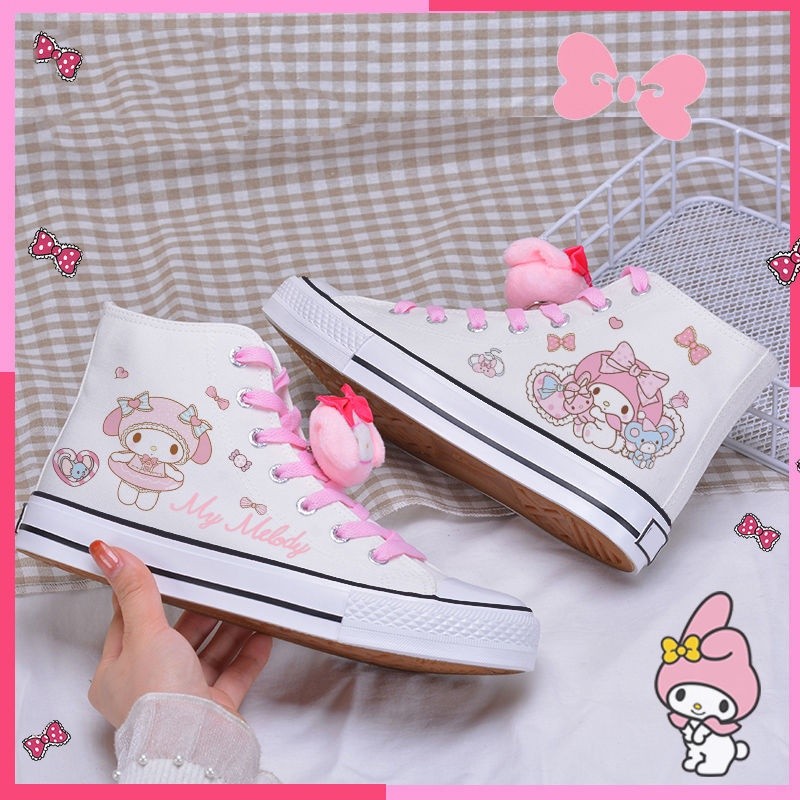 

Kawaii Kuromi Melody Sepatu Papan Kanvas Siswa Cinnamoroll Sepatu Lift Santai Sepatu Bot Pergelangan Kaki Gaya Kuliah Jalanan Hadiah Pasangan |39176220|