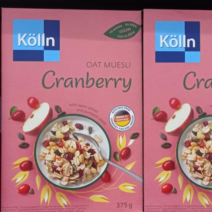 

/////] kolln oat muesli cranberry 375gr