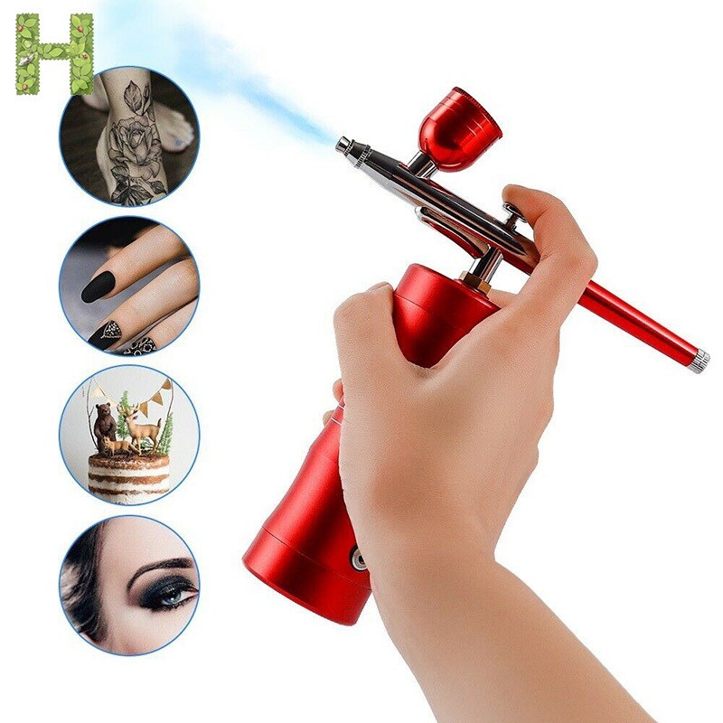 

Kit Kompresor Airbrush Genggam Penyemprot Tato Seni Kuku Cat Kue Isi Ulang |04D76549|