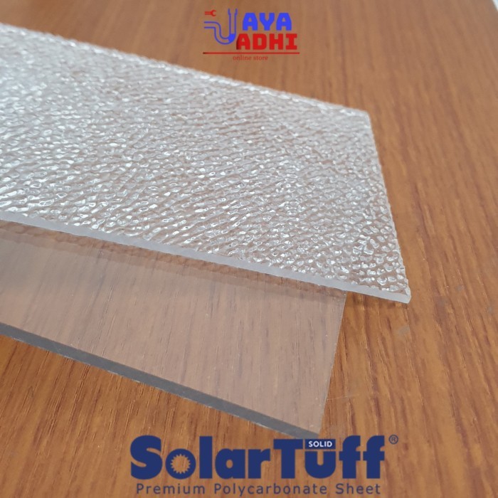 ,,,,,,,] Solarflat Solartuff 3mm Kanopi Bening Impralon