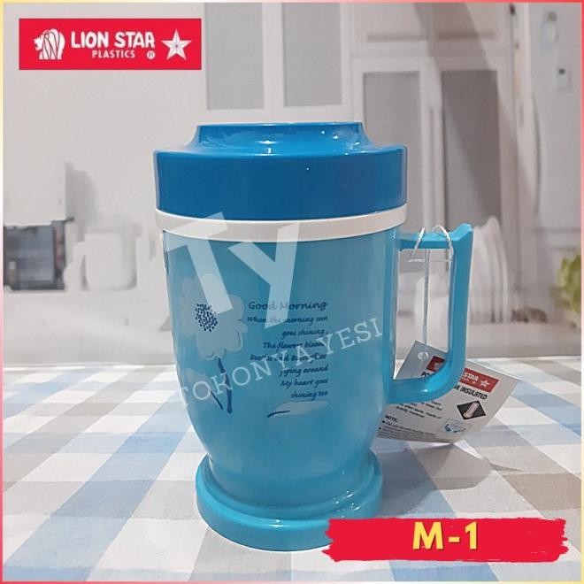 Gelas Num Plastik Tutup Lion Star 360Ml Thermo Cup. M-1