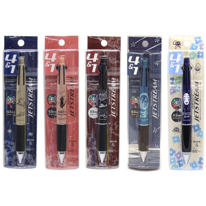 

NEW Uni Jetstream Multi 4+1 Studio Ghibli 0.38mm Oil Pen Limited Edition