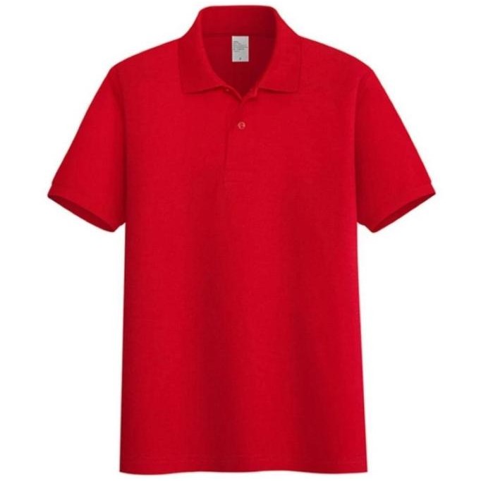 KAOS POLO SHIRT POLOS | KAOS KERAH PRIA SERAGAM POLOS MERAH MAROON