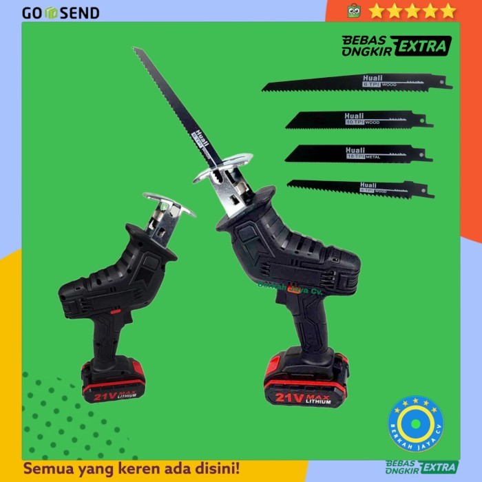 Terlaris Gergaji Kayu Metal Elektrik Gergaji Baterai Portable Multifungsi