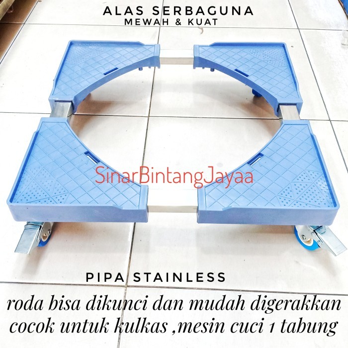Cuci Gudang Pik Roda Kaki Kulkas 1 Pintu 2 Pintu K189 Roda Alas Mesin Cuci 1Tabung