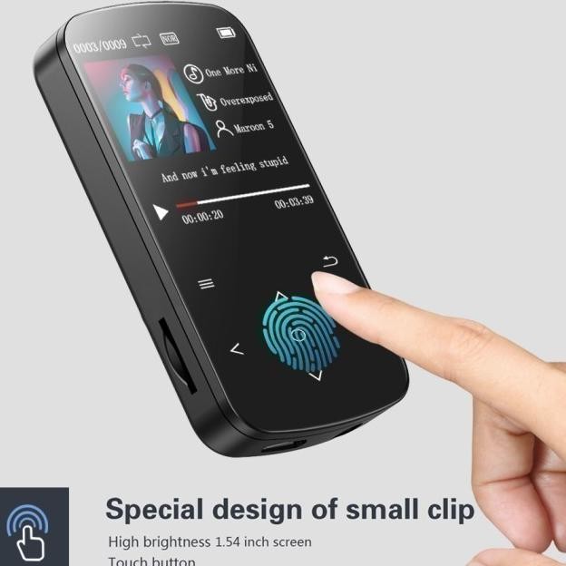 Benjie M9 Hifi Bluetooth Audio Digital Mp3 Player - Clip Design