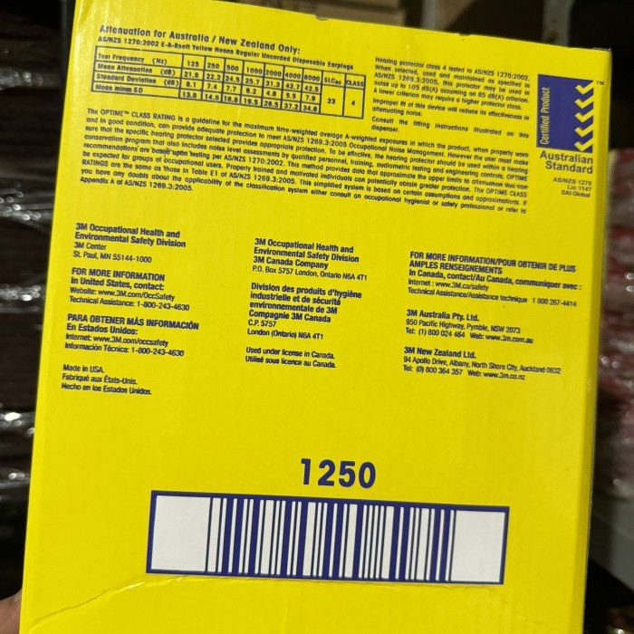 Ear Plug 3M Yellow Neon Penutup Telinga 1 Box Original Terlaris