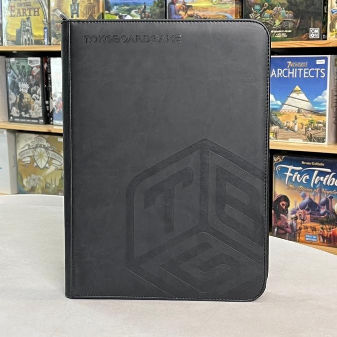 

TERMURAH - Premium 9 Pocket PU Leather Binder Zipper Card Album - TBG - TokoBoardGame