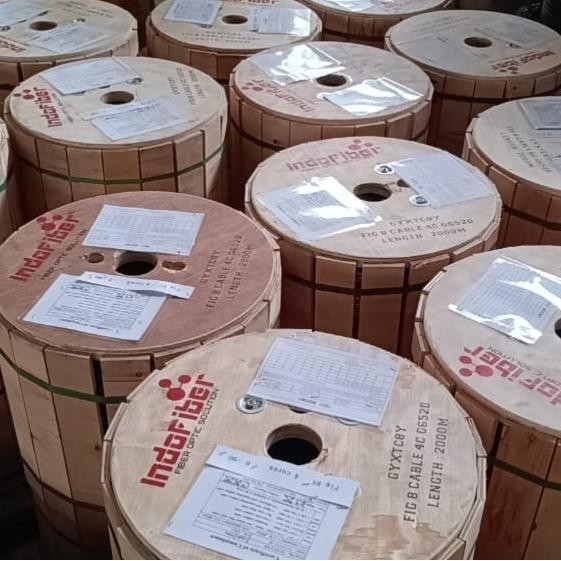 BEBAS ONGKIR - fig8 kabel udara 4 core/ fig8 mini ku 4 core 2000meter INDOFIBER