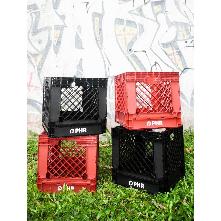 PHR STORAGE CRATE - Rak/Crate Penyimpanan PIRINGAN HITAM PS10