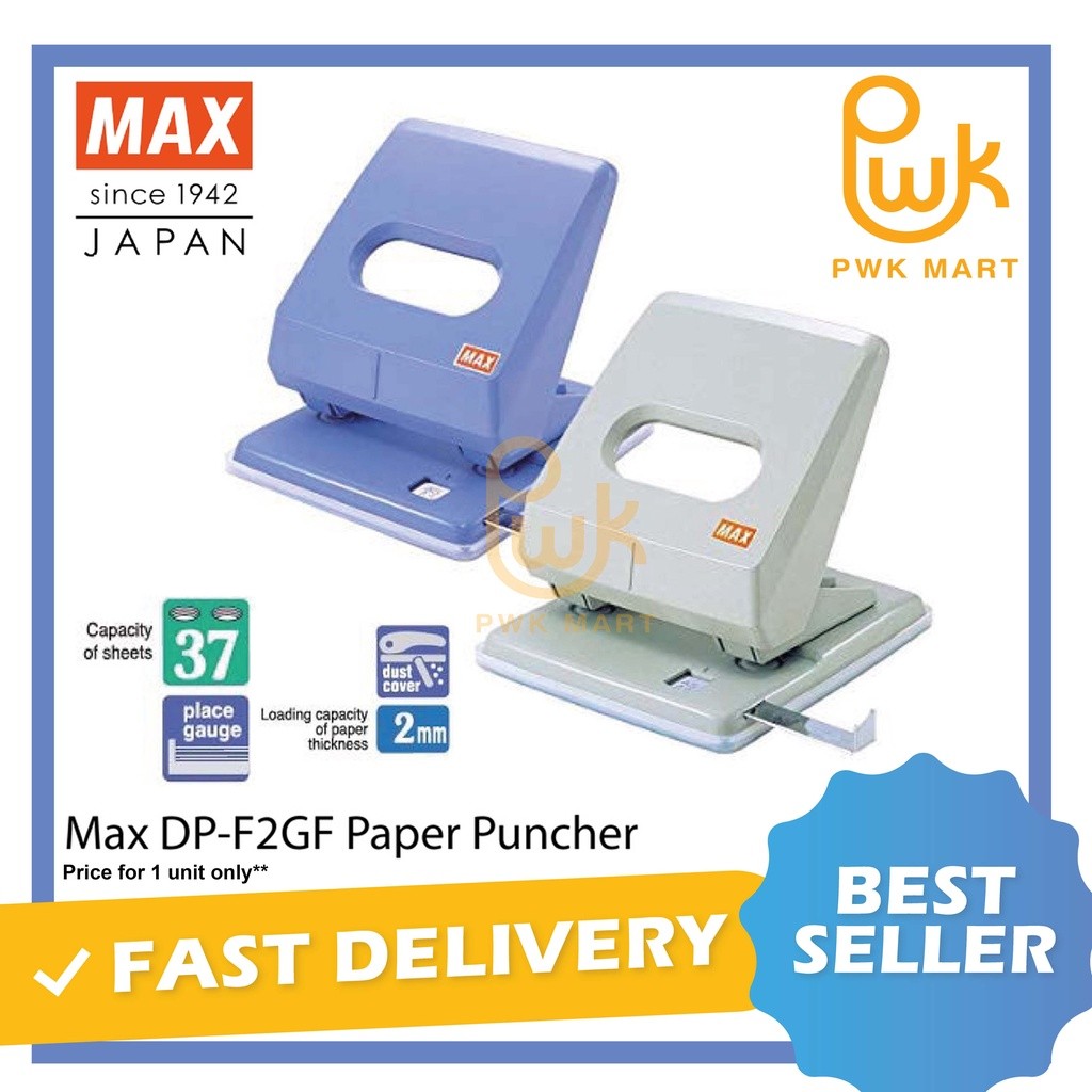 

MAX DP-F2GF GF Type Paper Puncher (Hingga 37 lembar kertas 80gsm) Heavy Duty Paper Puncher |ytENfeiX|