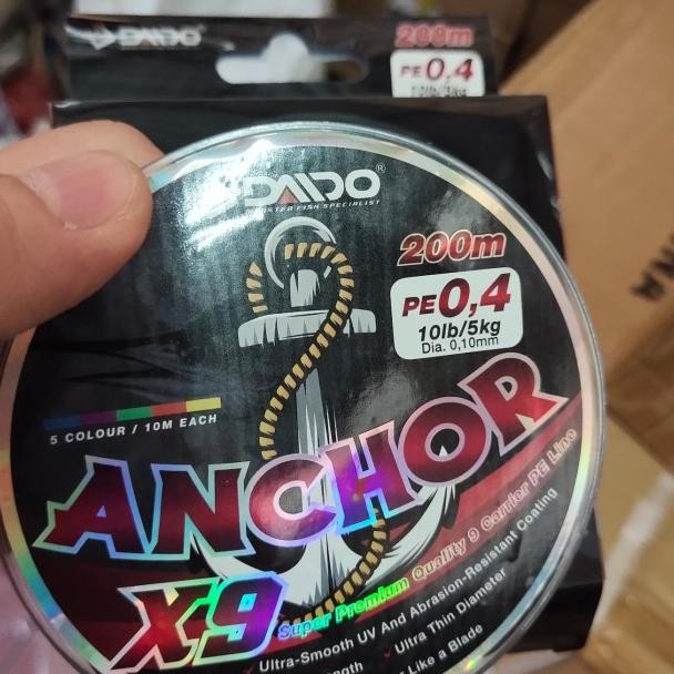 Senar Pancing Pe Braid Daido Anchor X9 Pe