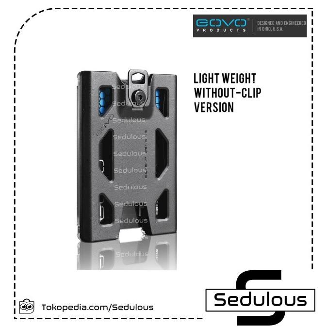 

TERLARIS - GoVo Badge ID Card Holder/Wallet Tactical ID card Light Weight No Clip