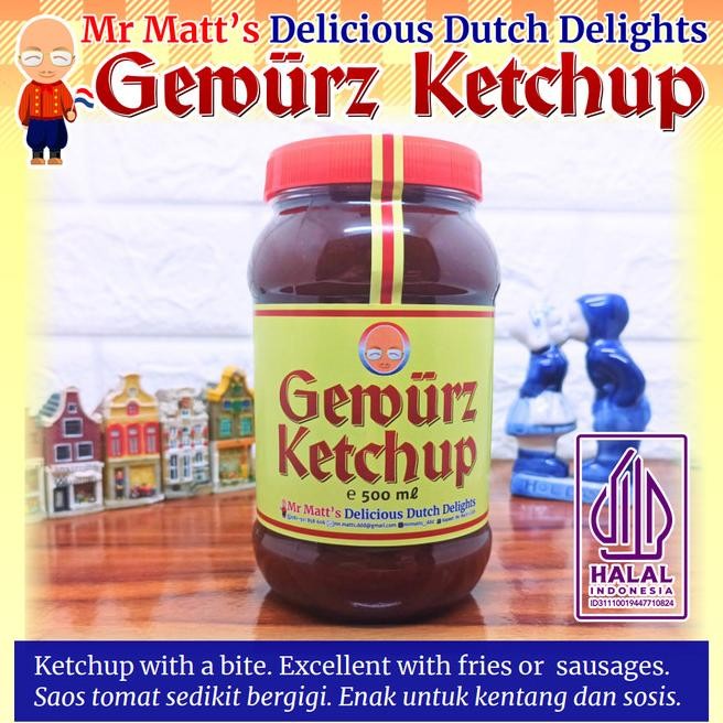 

Saus Gewurz Ketchup (500 Ml) Khas German Curry Gewurz