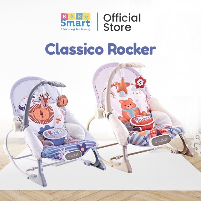 Bebe Smart Classico Musical Rocker - Bear