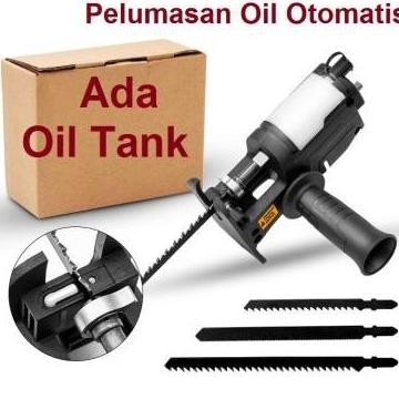 Adaptor Jigsaw Gergaji Mesin Adapter Reciprocating Jigsaw Tambahan Jig