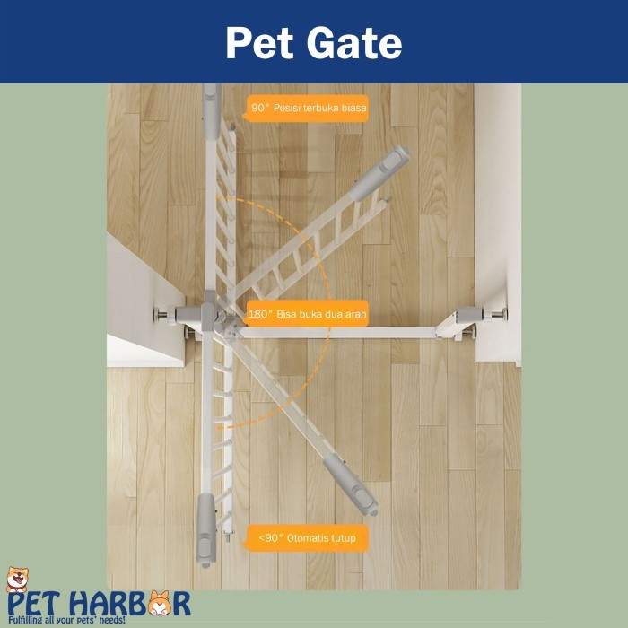 Pet Gate / Pagar Pintu Anjing / Pagar Pintu Pembatas Anjing / Dog Gate
