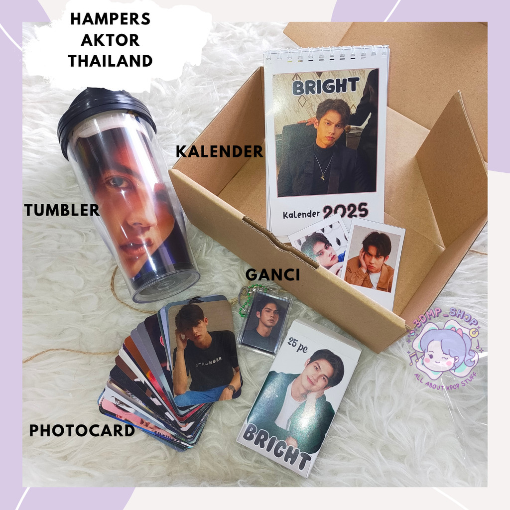 Hampers aktor thailand bright win bible build dew chimon jeff nanon nani ohm singto barcode jumpol g