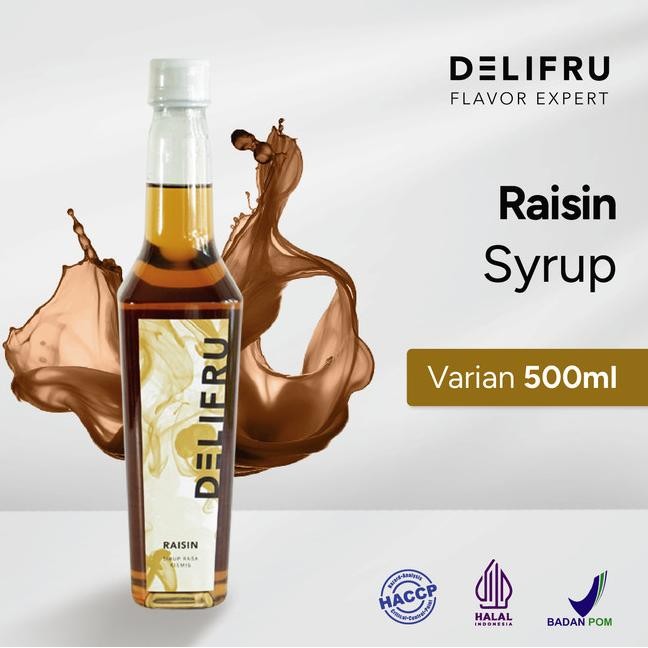 

Raisin Syrup Delifru 500 Ml - Sirup Rum Raisin / Kiss