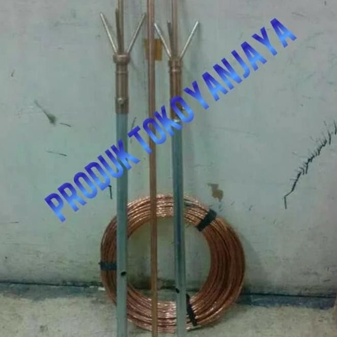 Bagus | Berkualitas Penangkal Petir Konvensional/Penangkal Petir Tombak Trisula