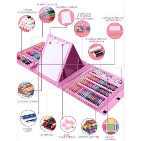 

Art Crayon Set Alat Menggambar Anak Krayon Cat Air Rautan Pensil Warna