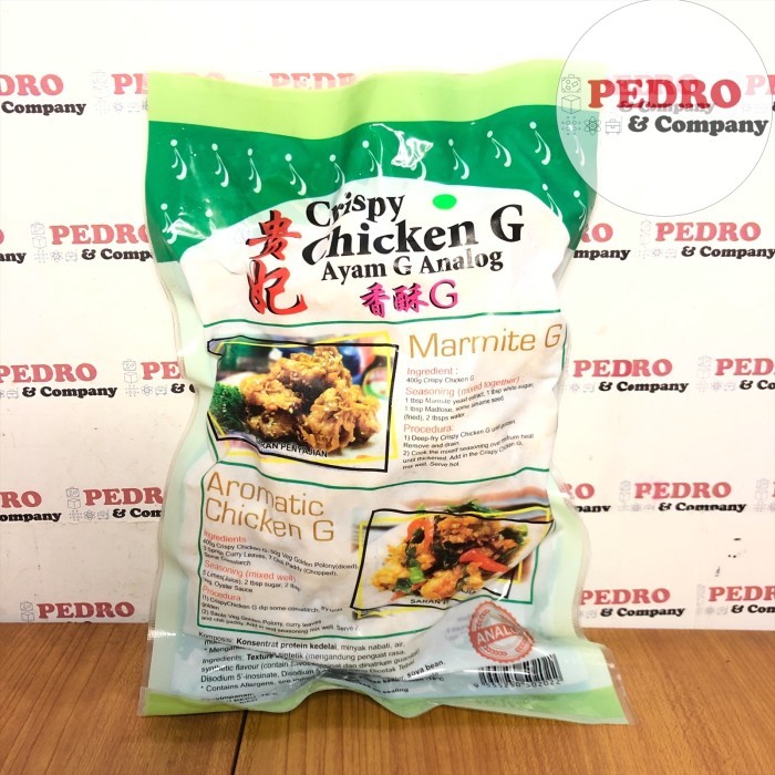

Greenfarm Crispy Chicken G Vegetarian Ayam 400 Gram - Ayam Analog