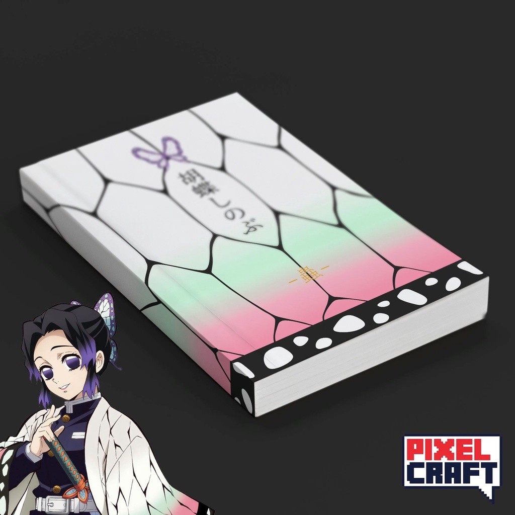 

Pocket Note Anime KIMETSU NO YAIBA Softcover A6 Motif Shinobu Kocho