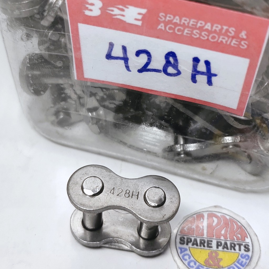 Sambungan rantai 428H Clip Penyambung Rante Ukuran 428H