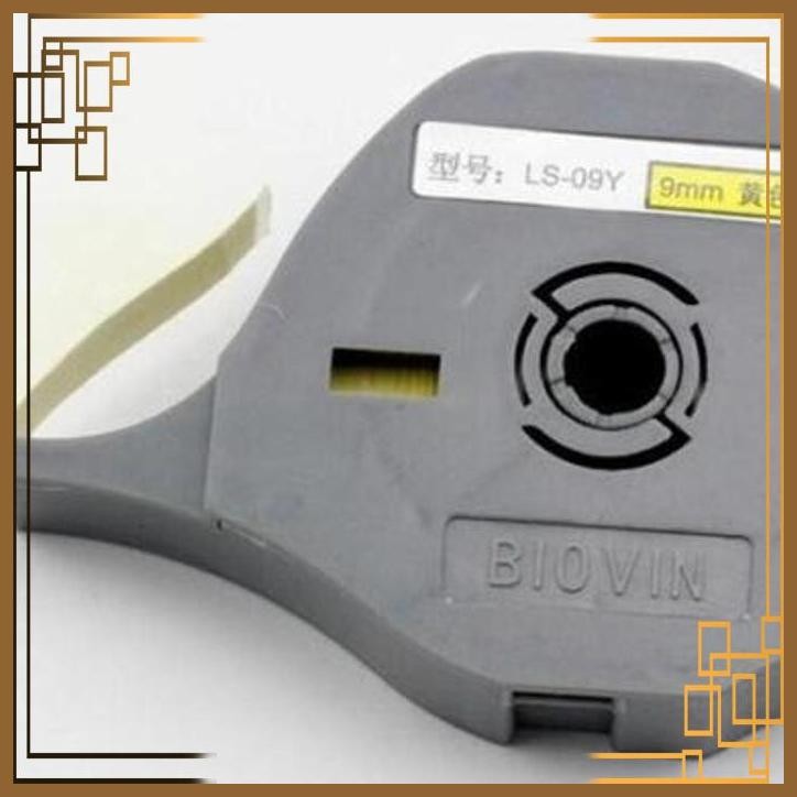 

[PLM] LABEL MESIN PRINTING MARKER TUBE LS-09Y KUNING BIOVIN