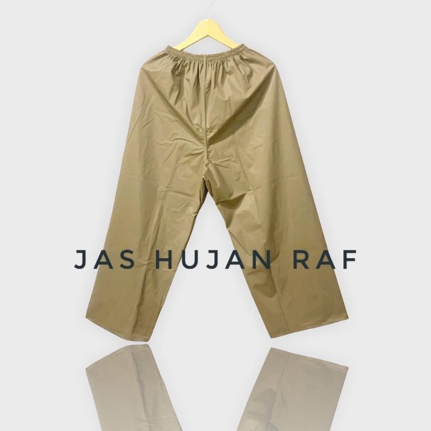 Celana Jas Hujan Raf warna Mocca