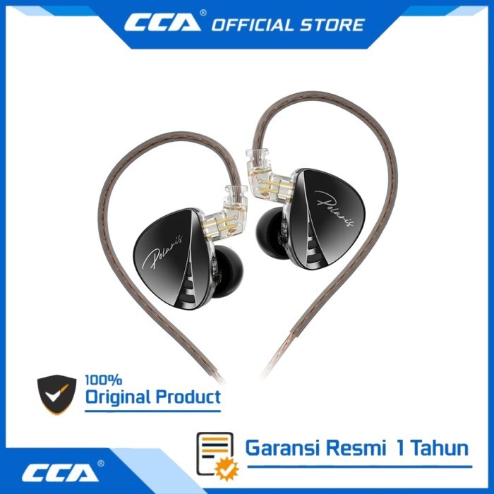 CCA Polaris with Mic Dynamic Driver HIFI Dual Cavity Noise Cancelling