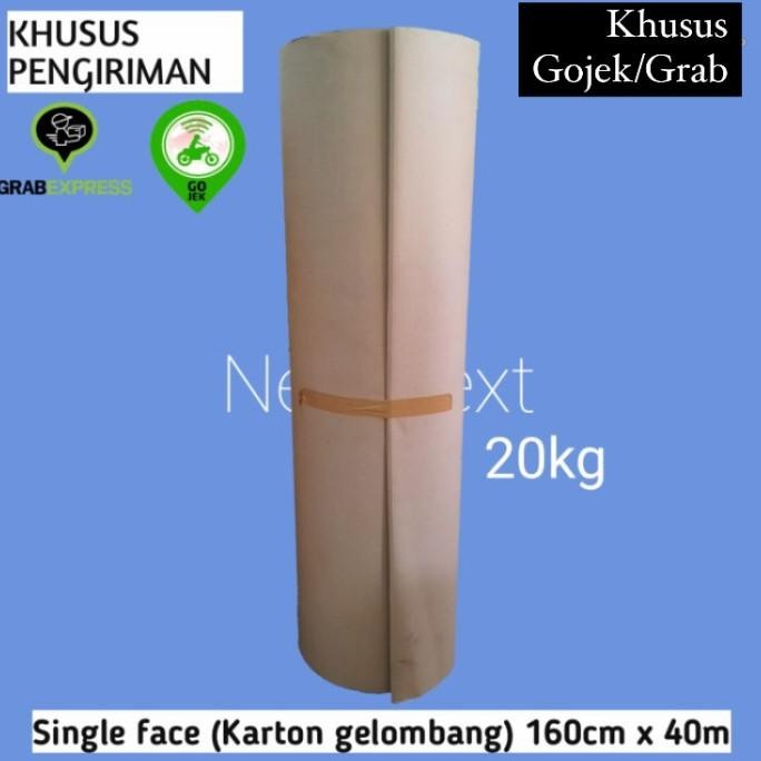 

NEW Single Face / Karton Rollan ukuran 160 CM x 37 MTR (20KG)
