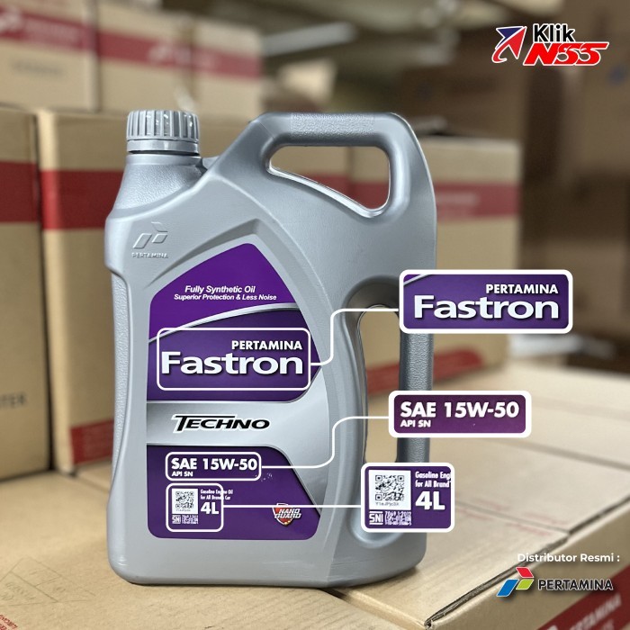 Oli Mobil Pertamina - Fastron Techno 15W-50 (Lam) (4L) Terlaris